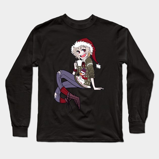 Christmas Prompto Long Sleeve T-Shirt by CarolIrvine